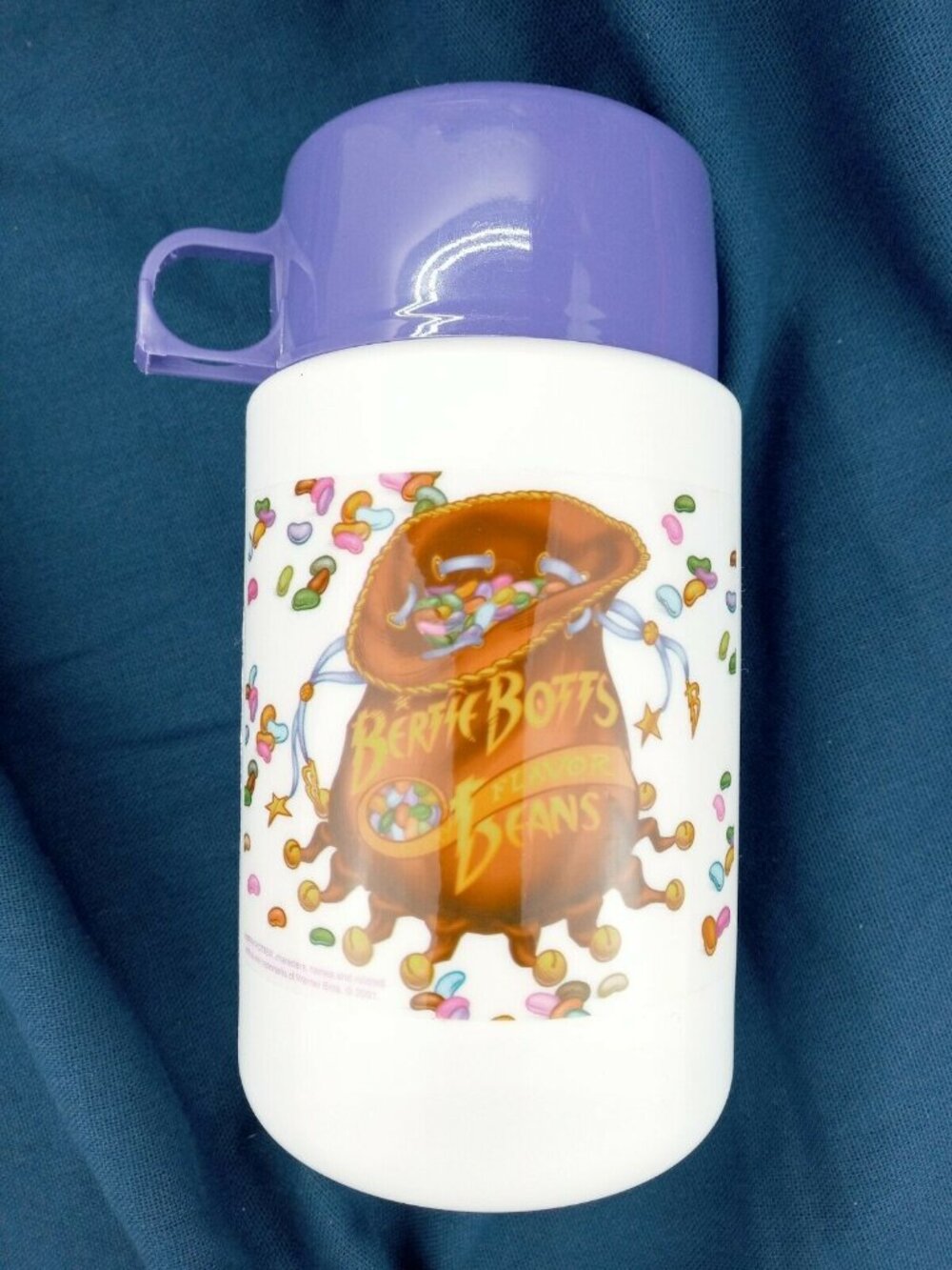 Vintage Harry Potter Hermione Purple Botts Beans Vintage Lunch Bag Thermos New - Picture 3 of 12